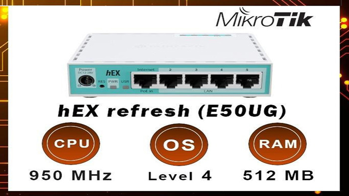 روتر میکروتیک hEX Refresh